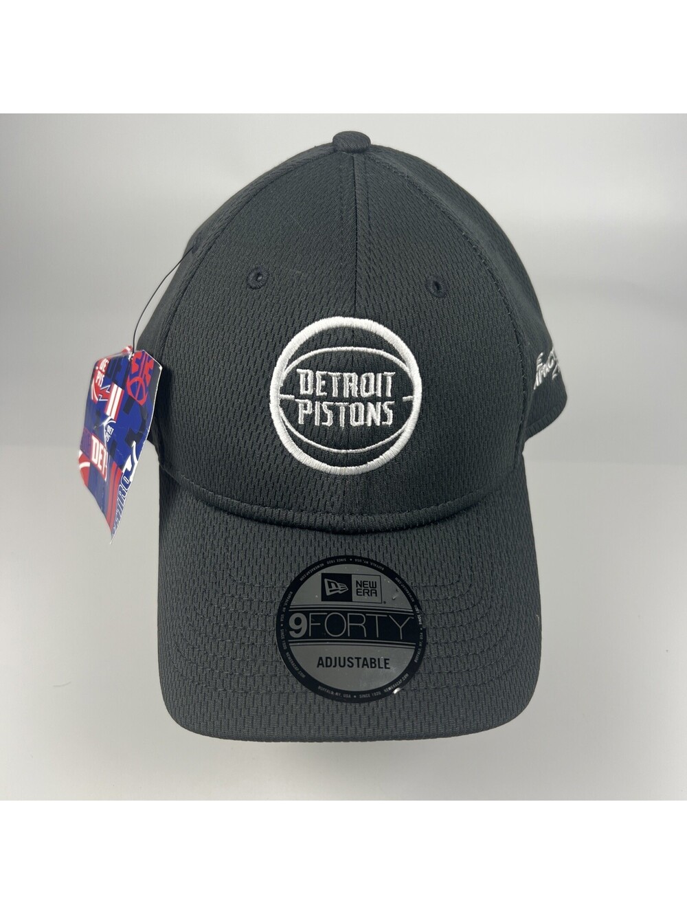 Detroit Pistons New Era 9Fifty SnapBack Adjustable Hat  Black Color